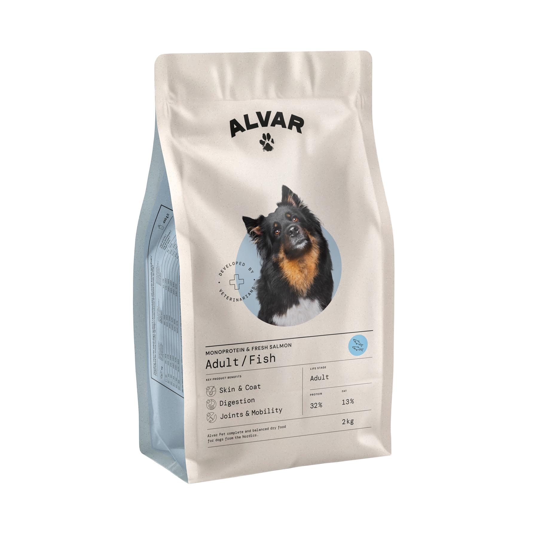 Alvar Pet Adult/Fish torrfoder för hundar