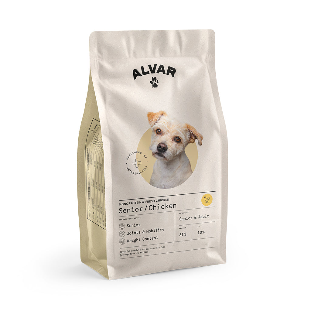 Alvar Pet Senior/Chicken kuivtoit koertele