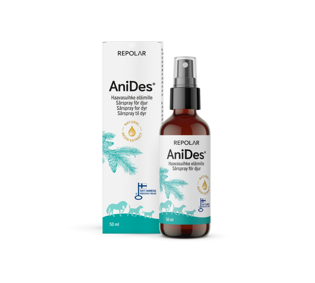 AniDes Sårspray 50 ml för djur SUPERPRIS