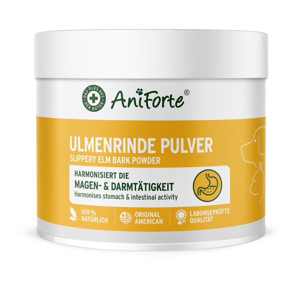 AniForte Elm Bark Powder tillskott för hund och katt 100 g