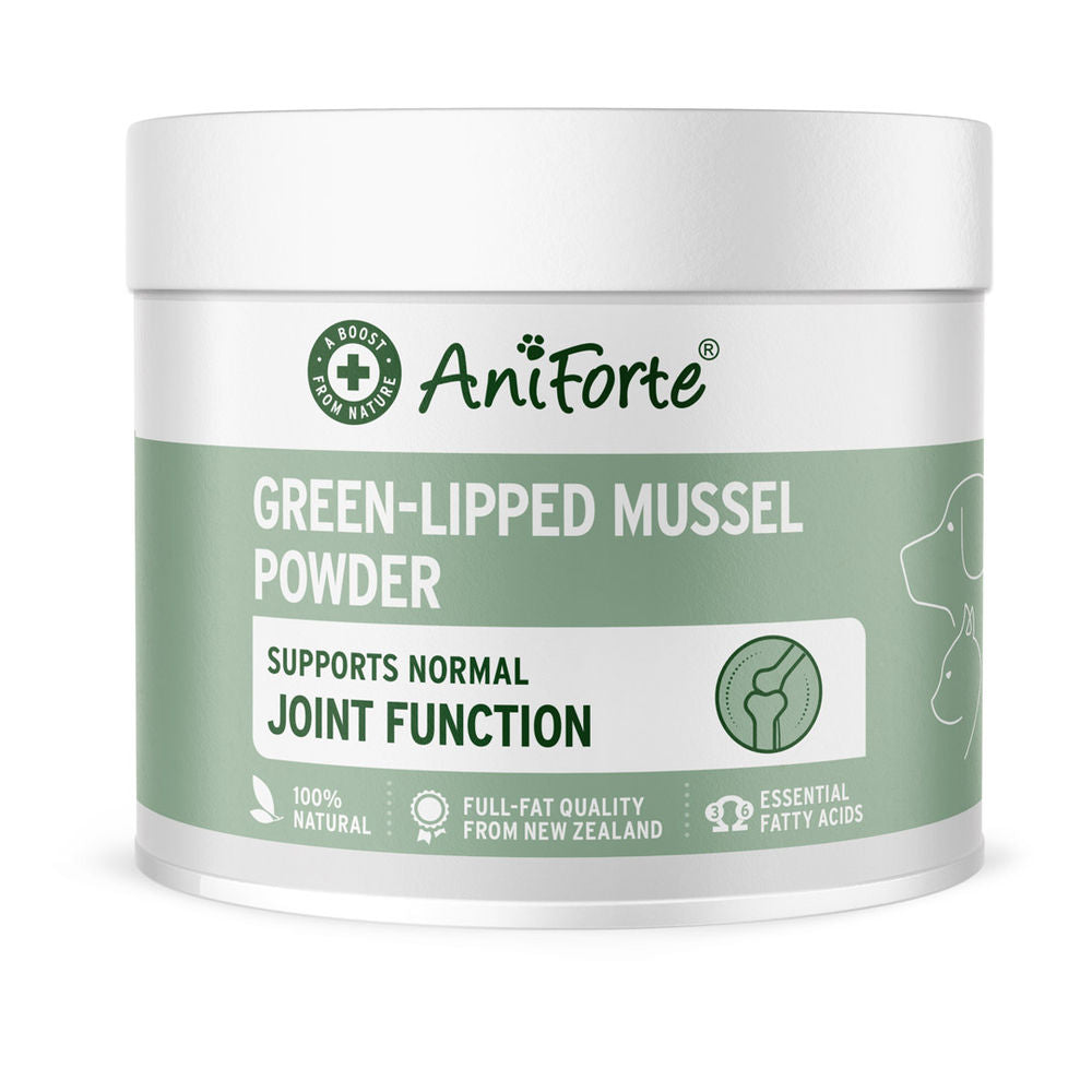AniForte Green-Lipped Mussel Powder tillskott för hund och katt 250 g