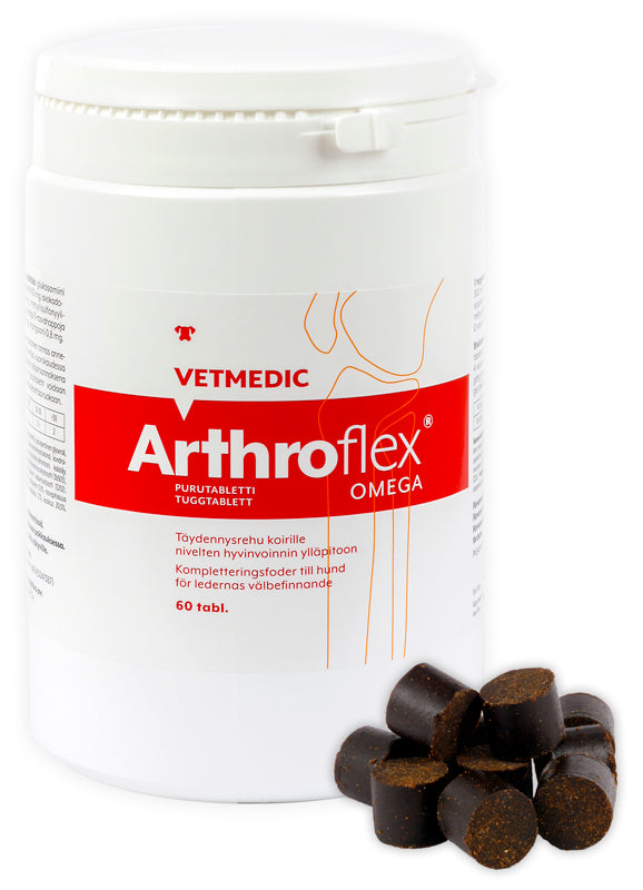 Arthroflex Omega Tuggtablett för hundar 60 st