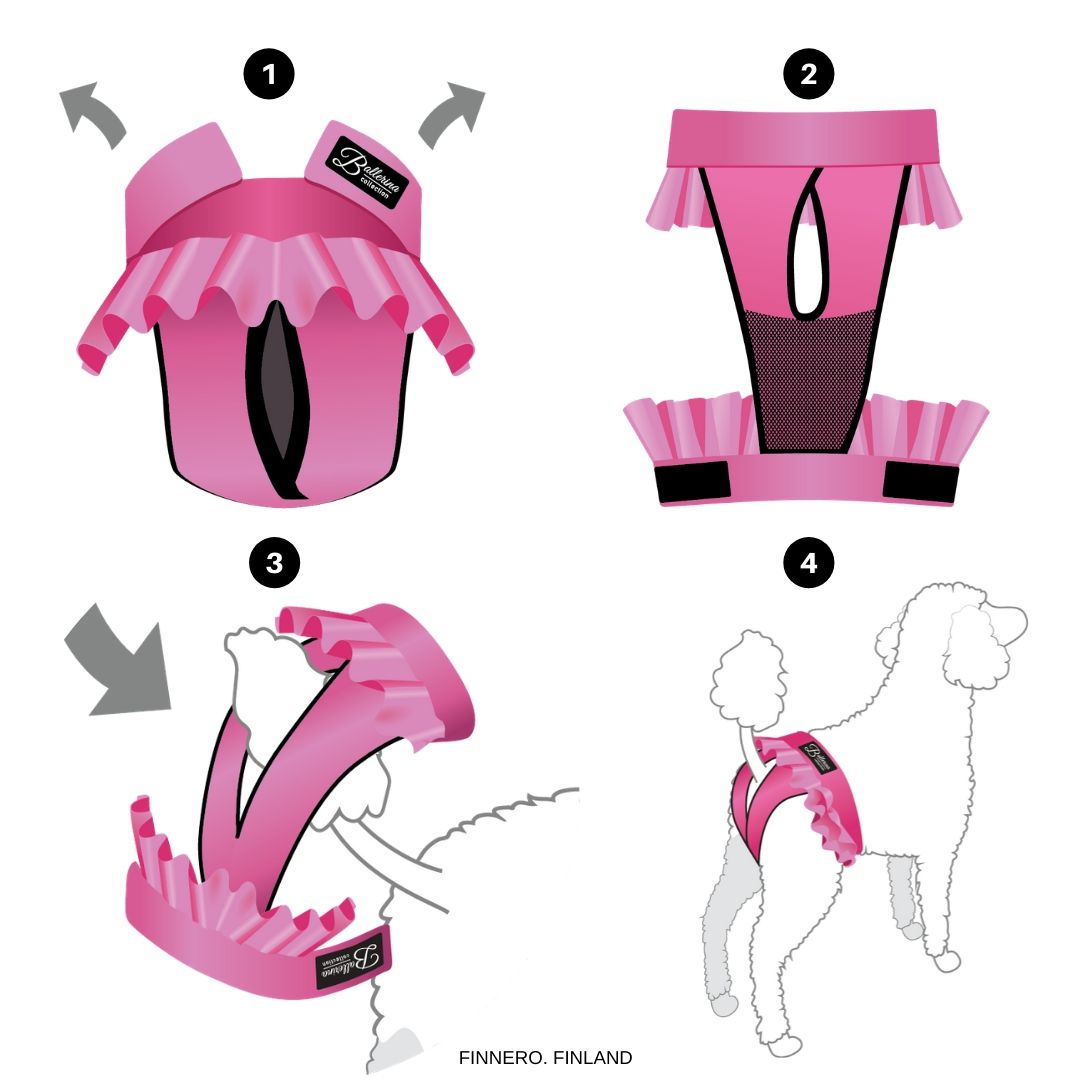FinNero Ballerina löptrosor chic – Storlek XS