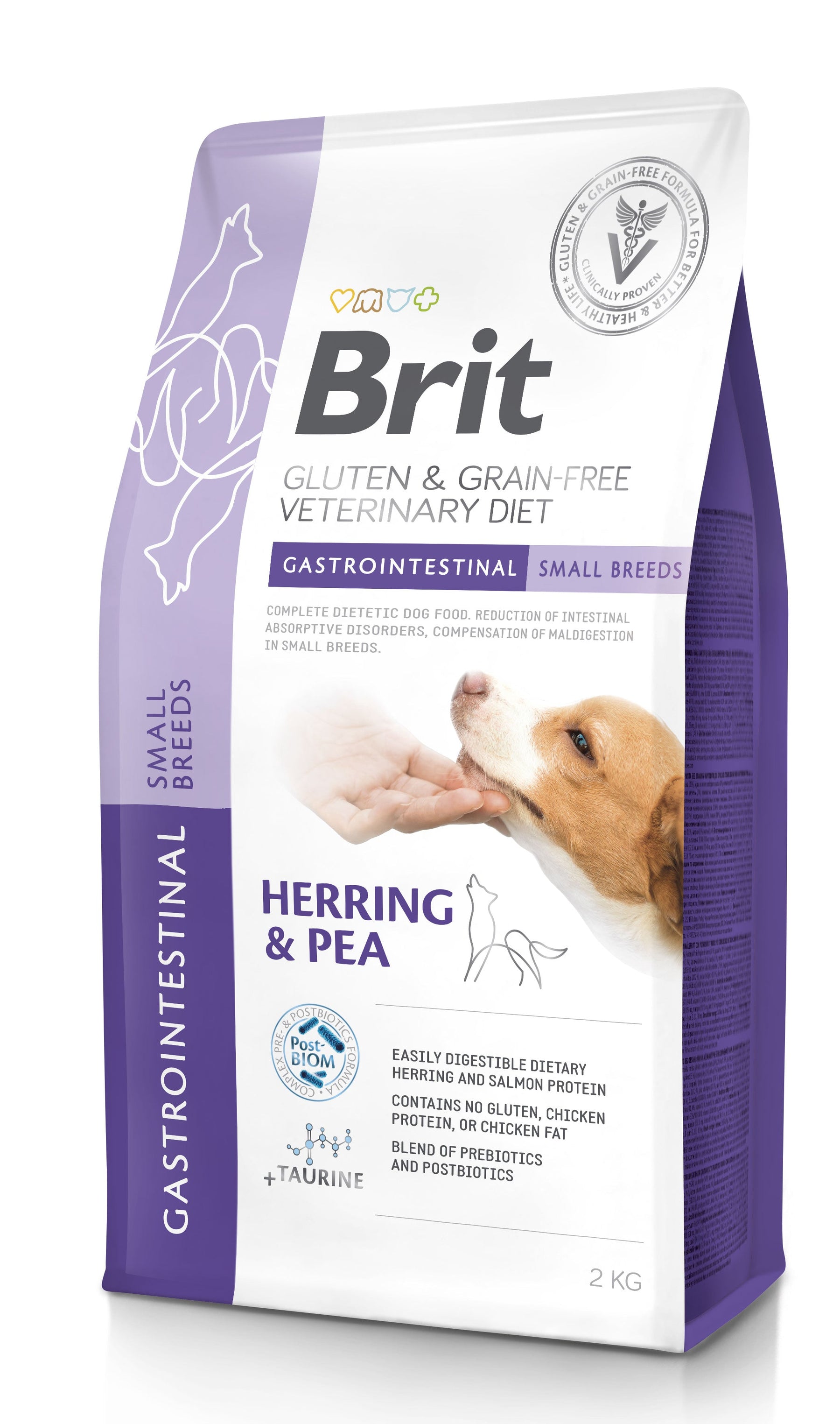 Brit GF Vet Diet Dog Gastrointest Small Breeds för hund