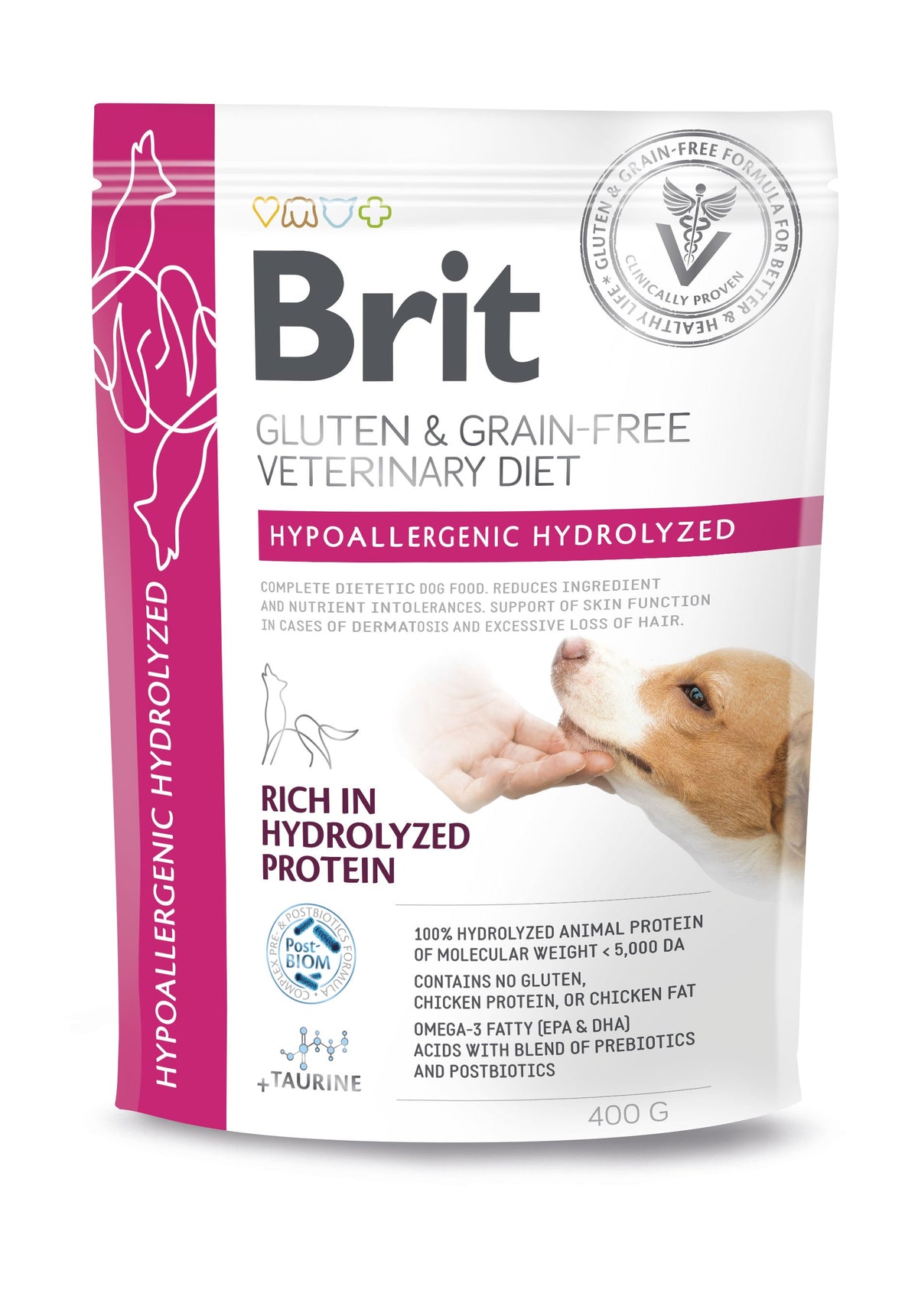 Brit Veterinary Diet Dog Hypoallergenic Hydrolyzed för hundar