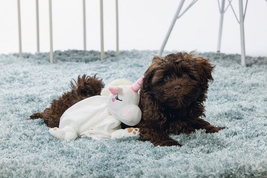 Beeztees Puppy Plush Toy Unicorn