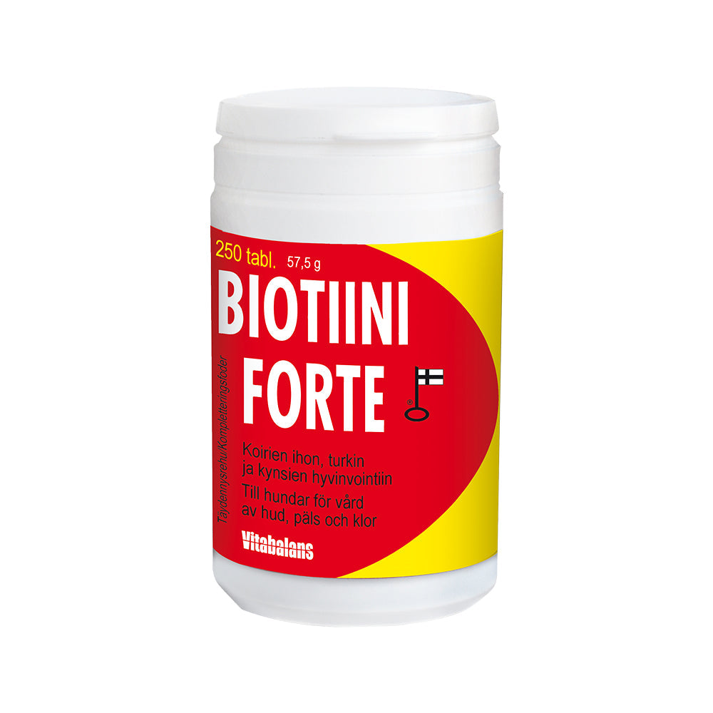 Vitabalans Biotin Forte tabletter för hundar 250 st