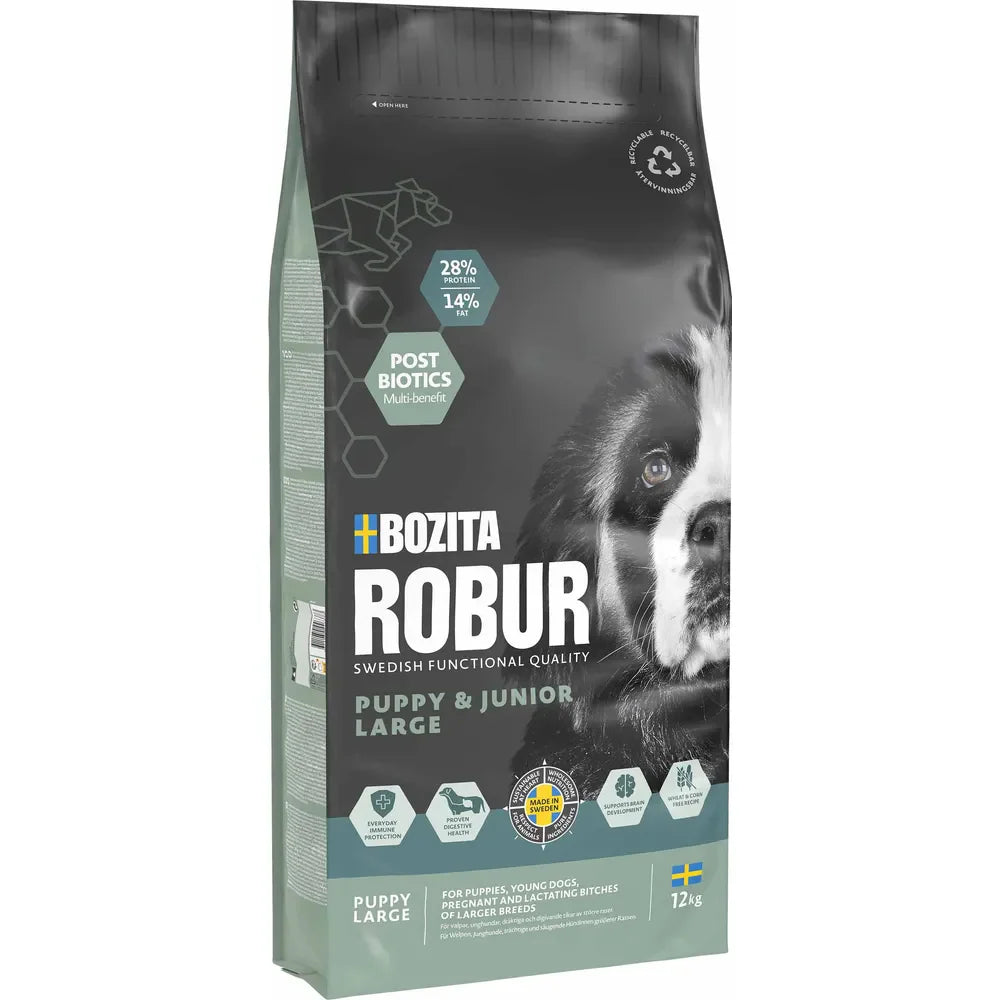 Bozita Robur puppy & junior large kuivtoit suurt tõugu kutsikatele 12 kg