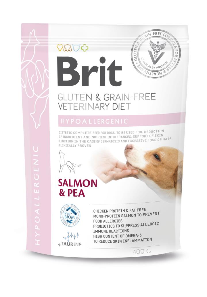 Brit Veterinary Diet Hypoallergenic Salmon & Pea för hundar
