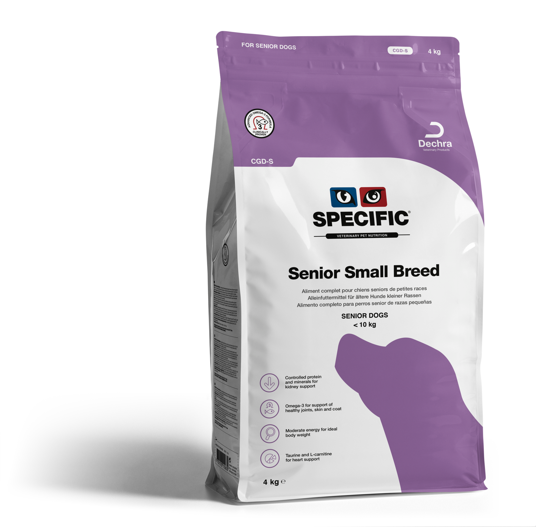 Specific CGD-S Senior Small Breed 4 kg för hundar
