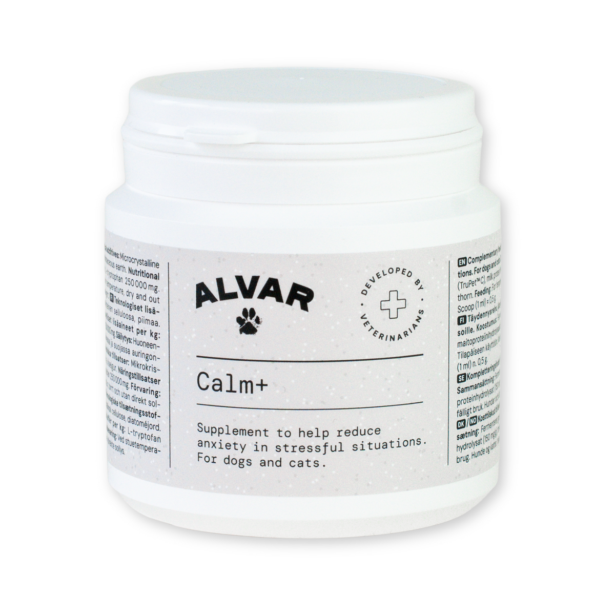 Alvar Pet Calm+ tillskott för hund och katt 75 g