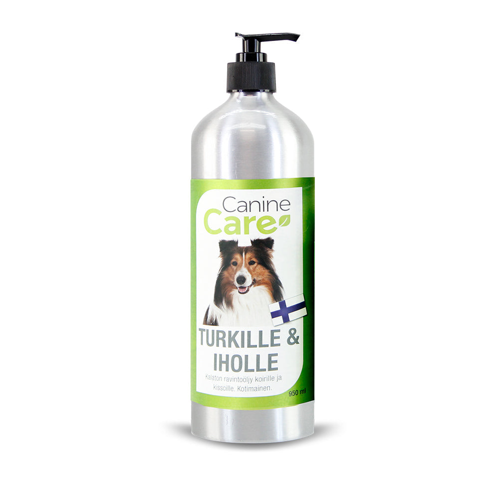 CanineCare Päls- och hudolja 250 ml för hundar och katter