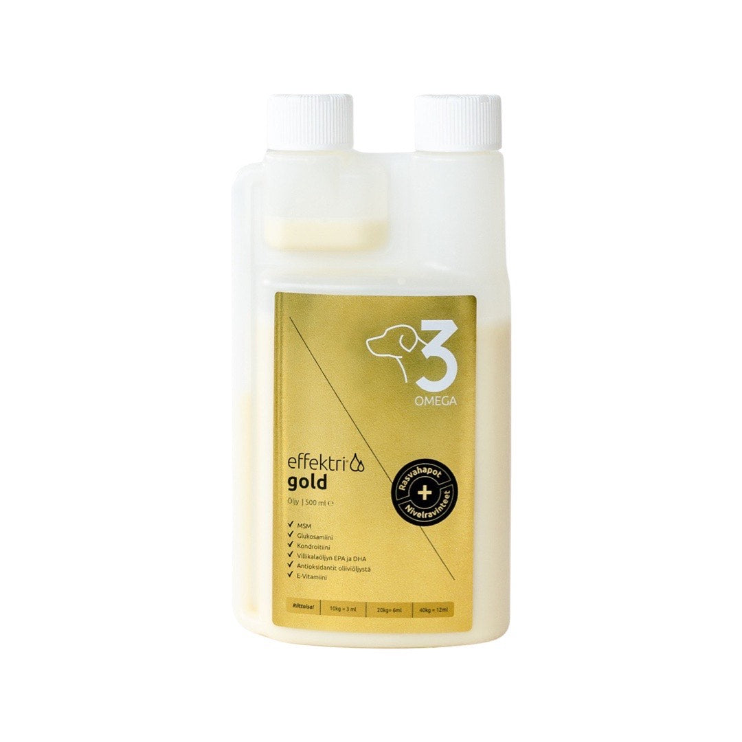 Effektri Gold Omega-3 för Hundar 500 ml