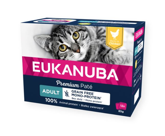 Eukanuba Cat Grain Free Adult Chicken 12 x 85 g