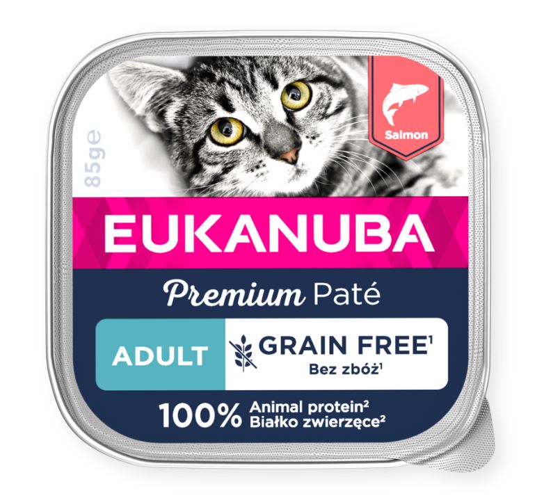 Eukanuba Katt Grain Free vuxna katter lax 85 g