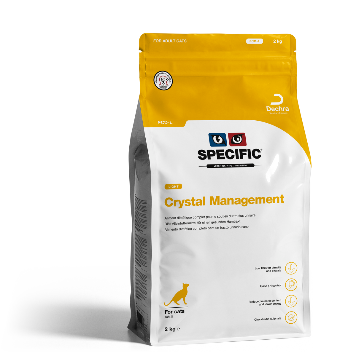 Specific FCD-L Crystal Management Light för Katt 2 kg