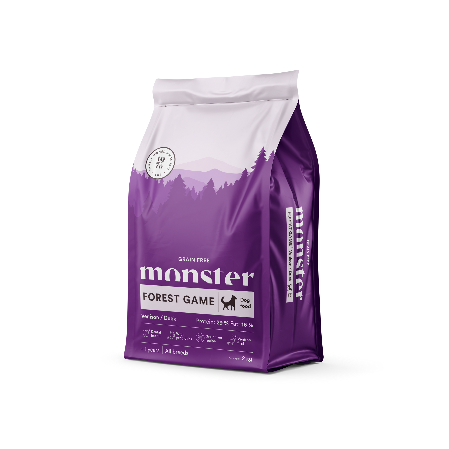 Monster Dog Grain Free Forest Game Venison-Duck 2 kg för hundar