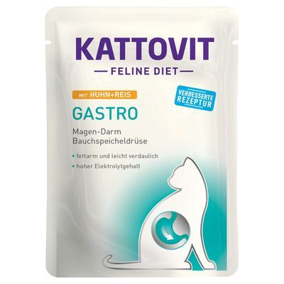 Kattovit Gastro Chicken & Rice for Cats 24 x 85 g