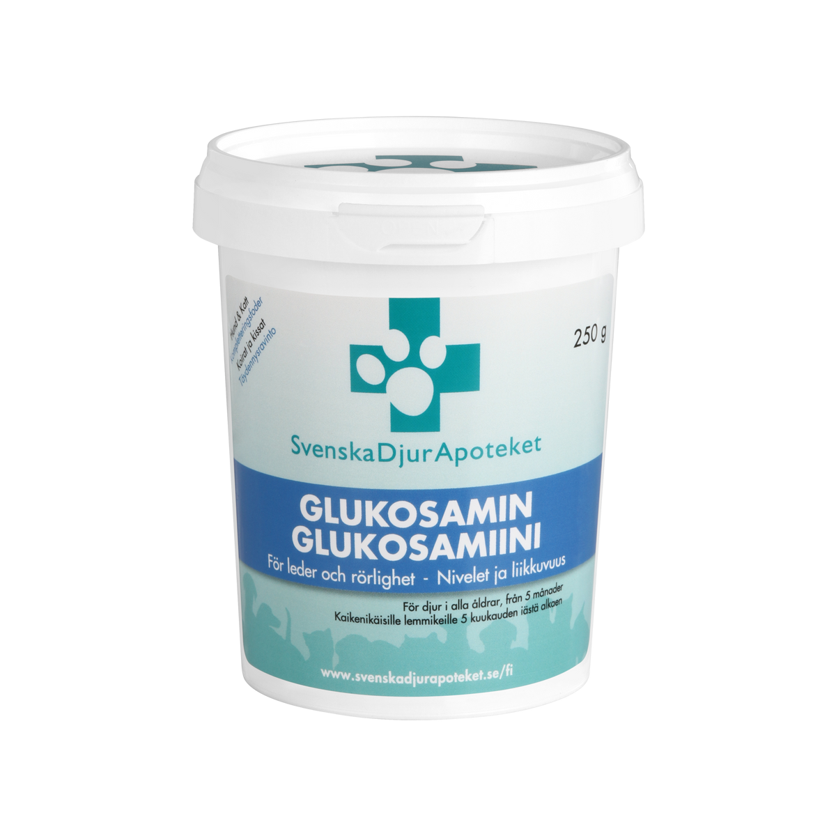 Svenska DjurApoteket Glukosamin glükoosamiinipulber koertele ja kassidele 250 g