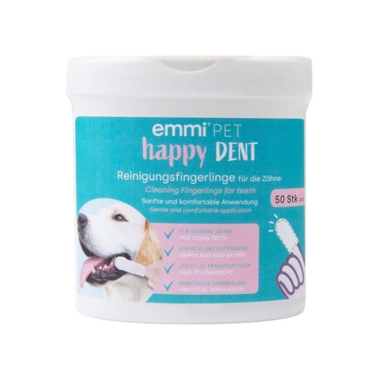 Emmi-Pet Rengöringsservetter för tänder 50 st