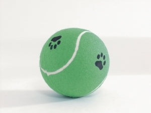 Beeztees Tennisboll med tassavtryck 12 cm för hundar