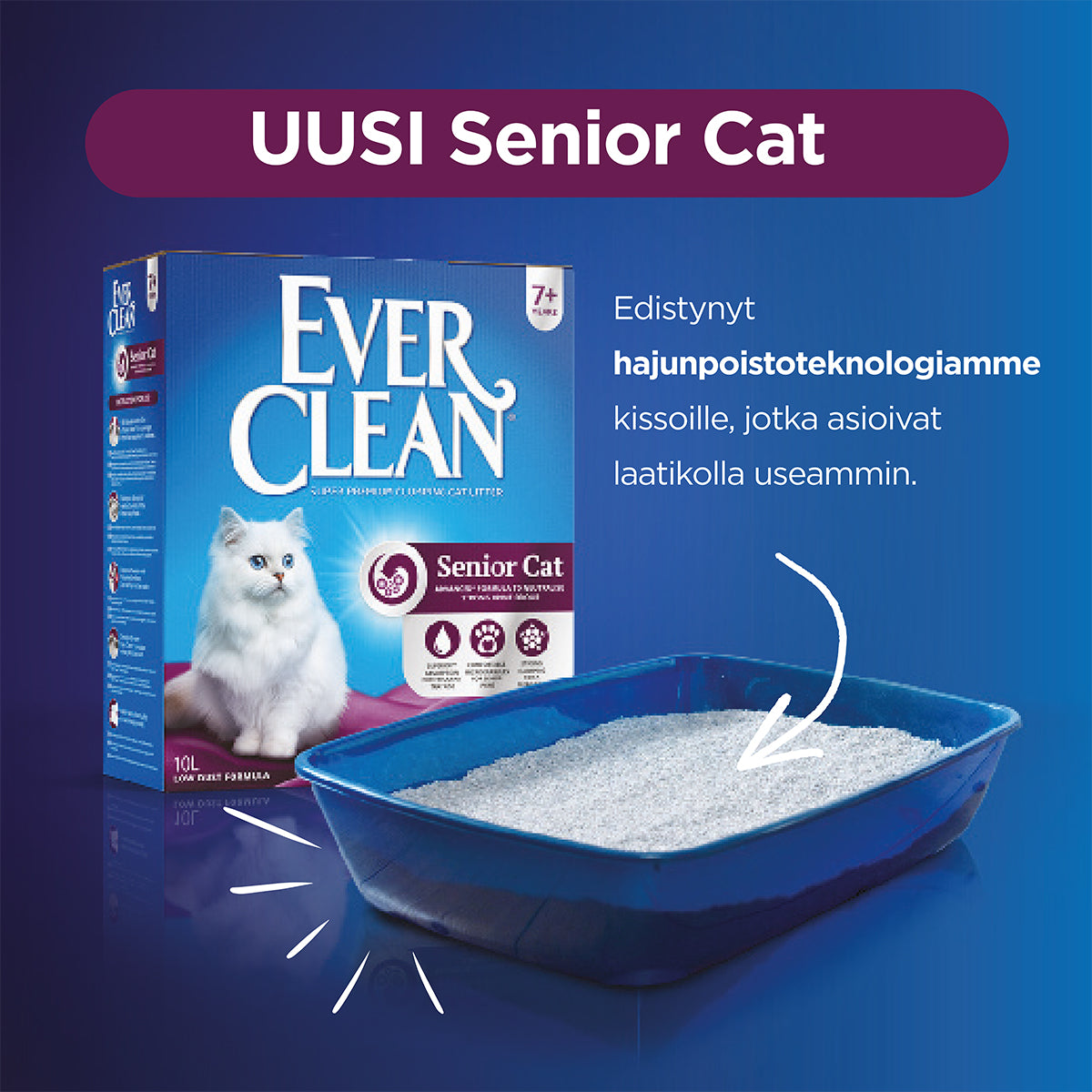 Ever Clean Senior kattsand 10 L