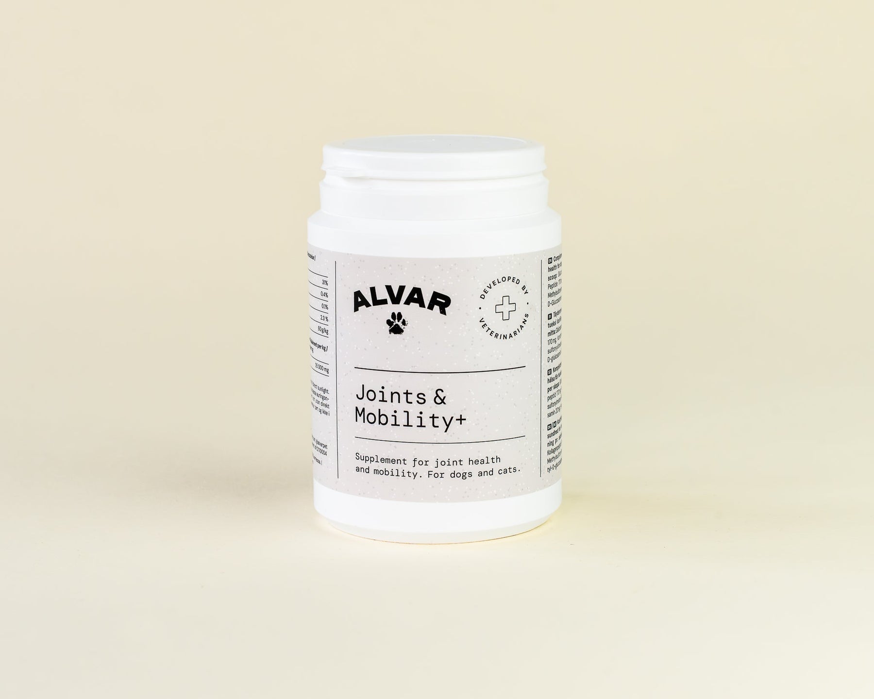 Alvar Pet Joints & Mobility+ kosttillskott för hund och katt 175 g