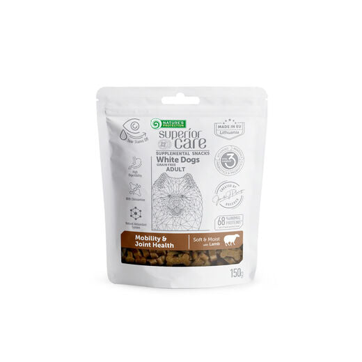 Nature's Protection Superior Care White Dogs Mobility & Joint Lamb Treat 150 g