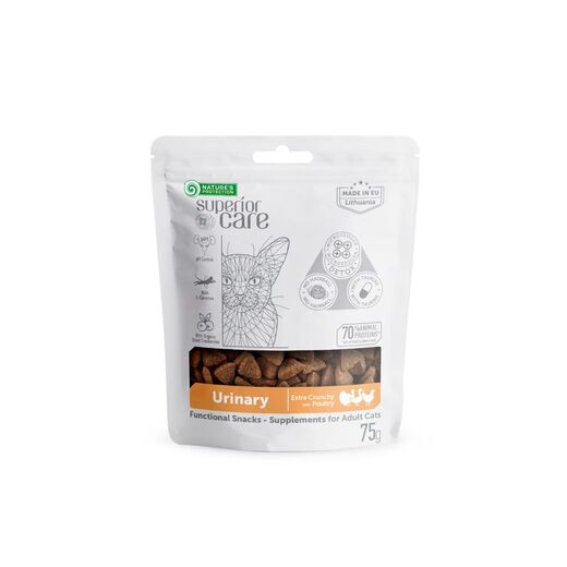 Nature’s Protection Superior Care funktsionaalne maius kassidele kuseteede tervise toetuseks, linnulihaga, 75g.