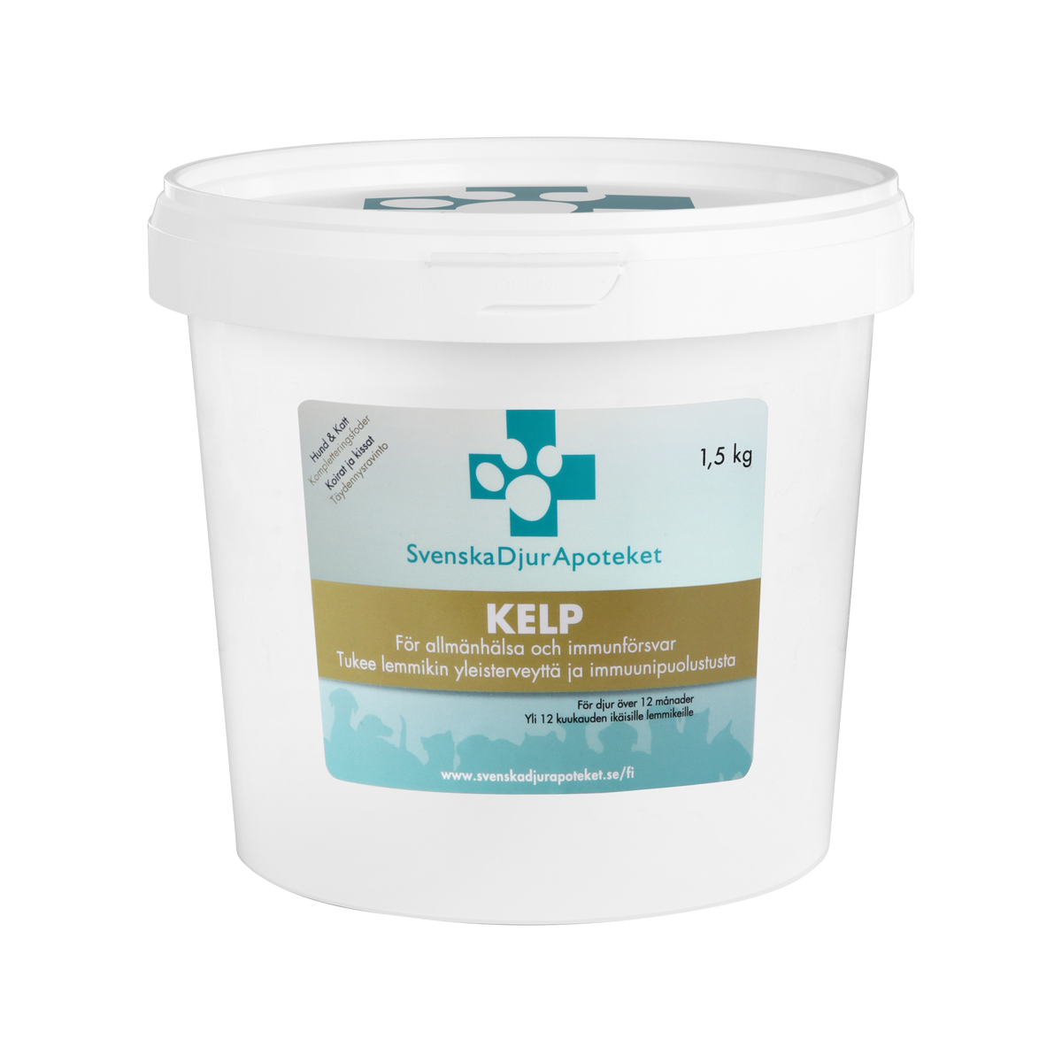 Svenska DjurApoteket Kelp vetikapulber koertele ja kassidele 1,5 kg