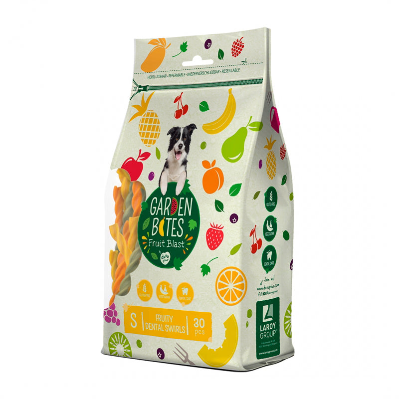 Duvo+ Garden Bites Fruity Dental Swirls för Hundar S 30 st 230 g