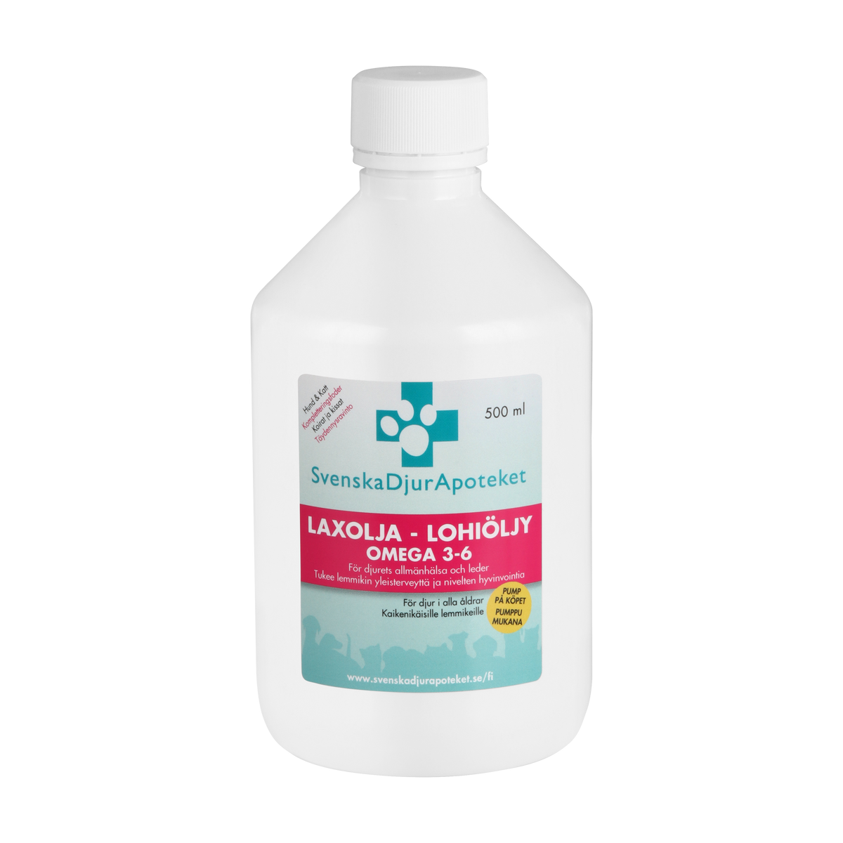 Svenska DjurApoteket Salmon Oil lõheõli koertele ja kassidele 500 ml