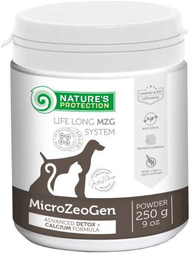 Nature's Protection MicroZeoGen tillskott 250 g för hundar och katter