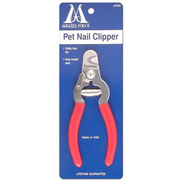 Millers Forge Klotång för Hund 13 cm Röd