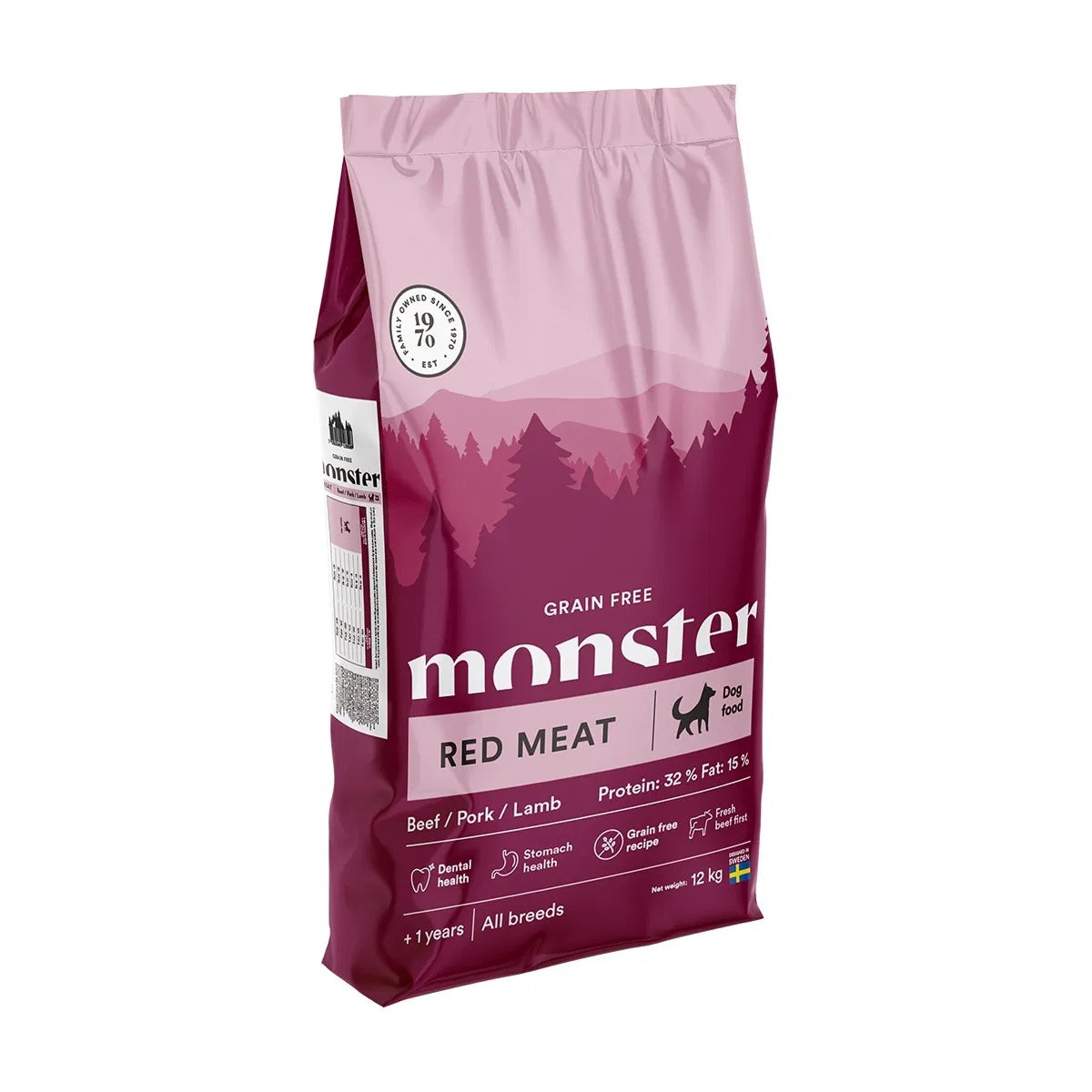 Monster Dog Grain Free Adult Red Meat 12 kg för hundar