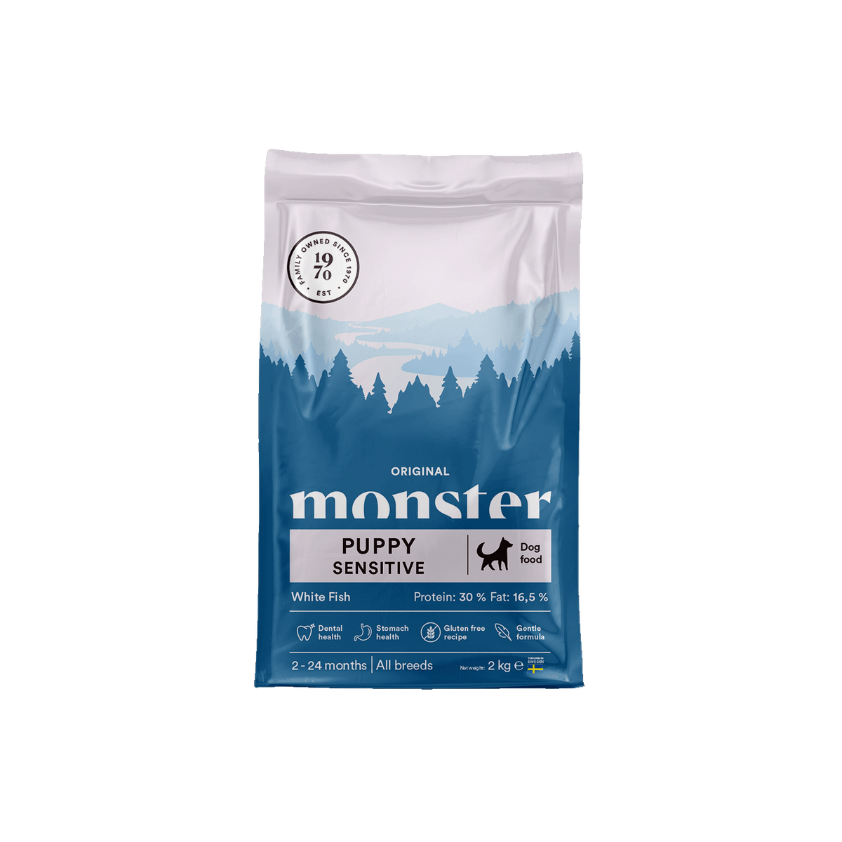 Monster Dog Original Puppy Sensitive White Fish