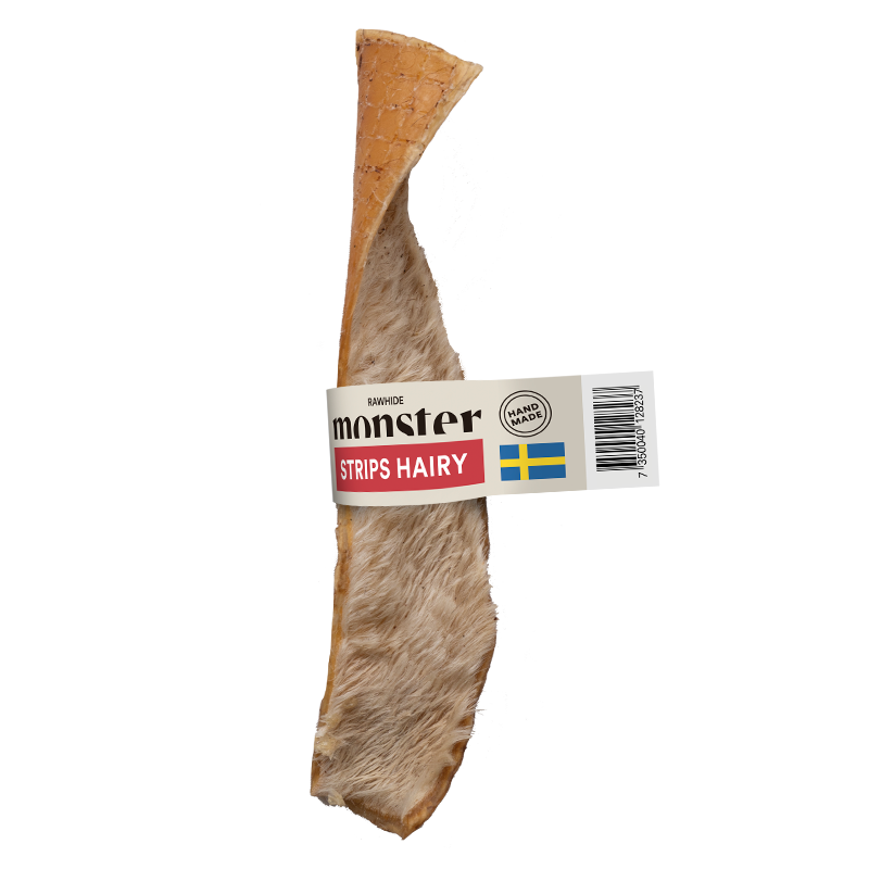 Monster Rawhide Hairy Beef Strips 1 kpl för hundar