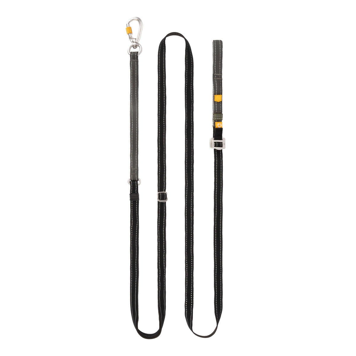 Woolly Wolf Multi-use Dog Leash Thin Black