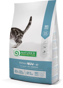 Nature's Protection Kitten fågel & krill 2 kg för katter