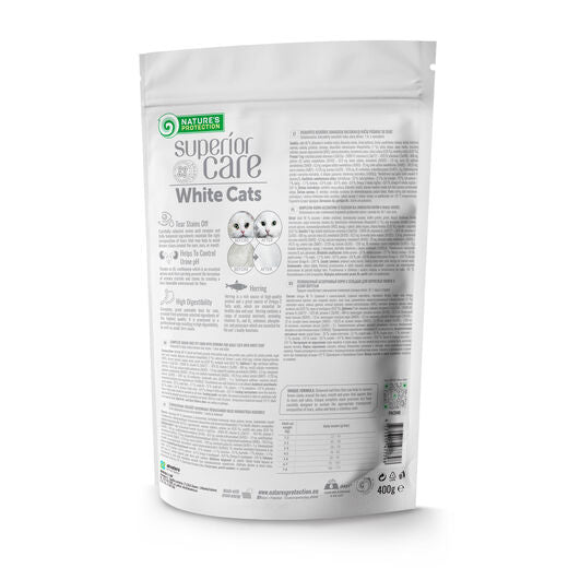 Nature's Protection Superior Care White Adult Sill torrfoder för katter 400g