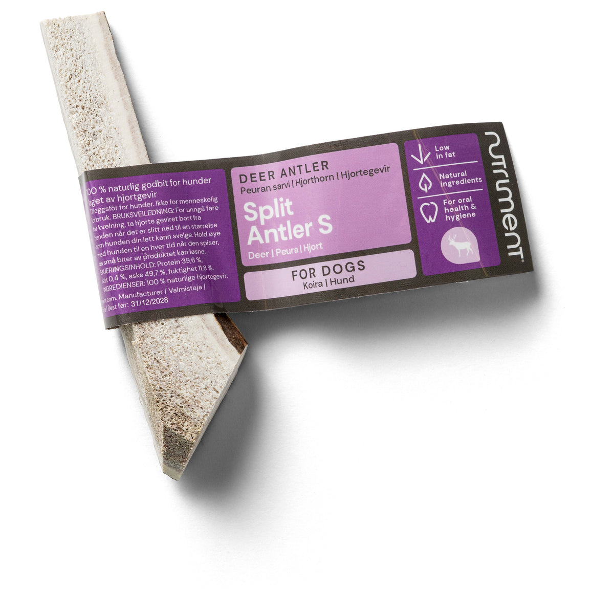 Nutriment Split Antler S - Hjorthorn 1 pcs