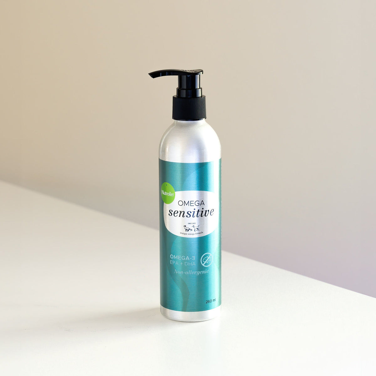 Nutrolin OMEGA Sensitive kala allergiaga kassidele ja koertele 260 ml