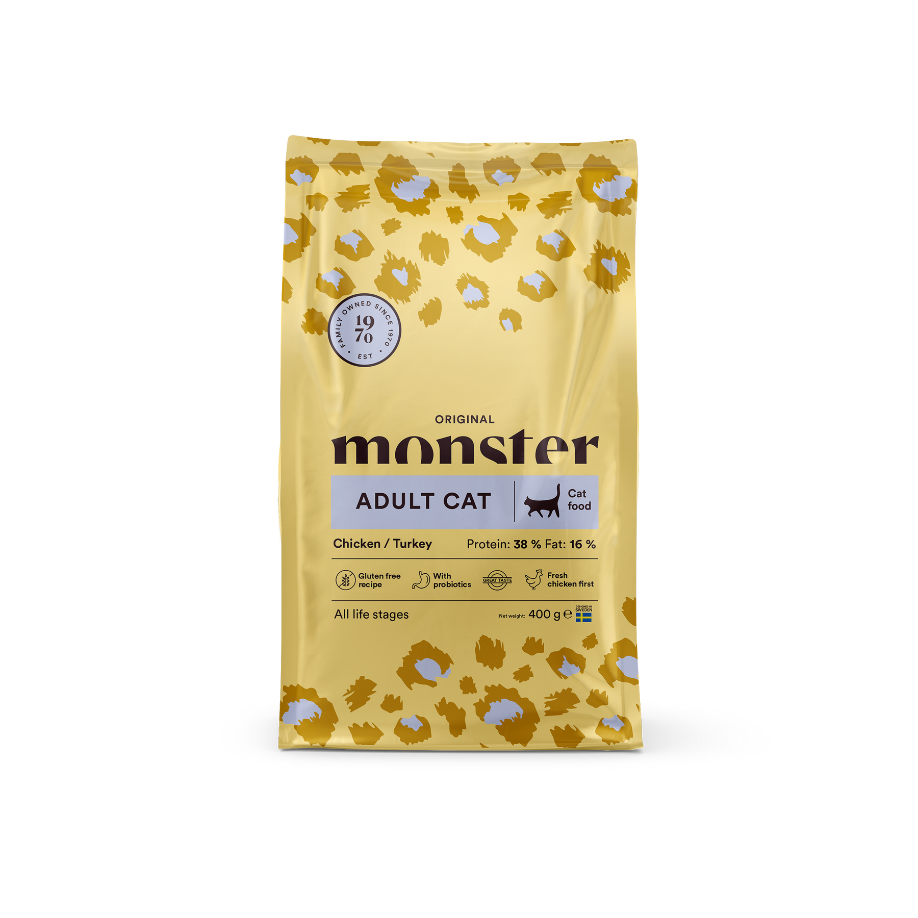 Monster Cat Original Adult Chicken-Turkey 400 g
