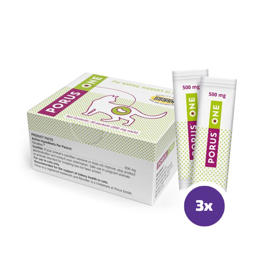 Porus One katt 90 x 500 mg