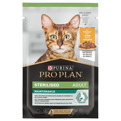 Pro Plan Cat Adult Sterilised Kyckling Maintenance 85 g för katter
