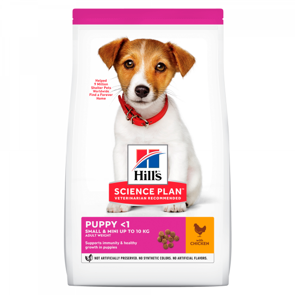 Hill's Science Plan Puppy Small & Mini with Chicken 1,5 kg