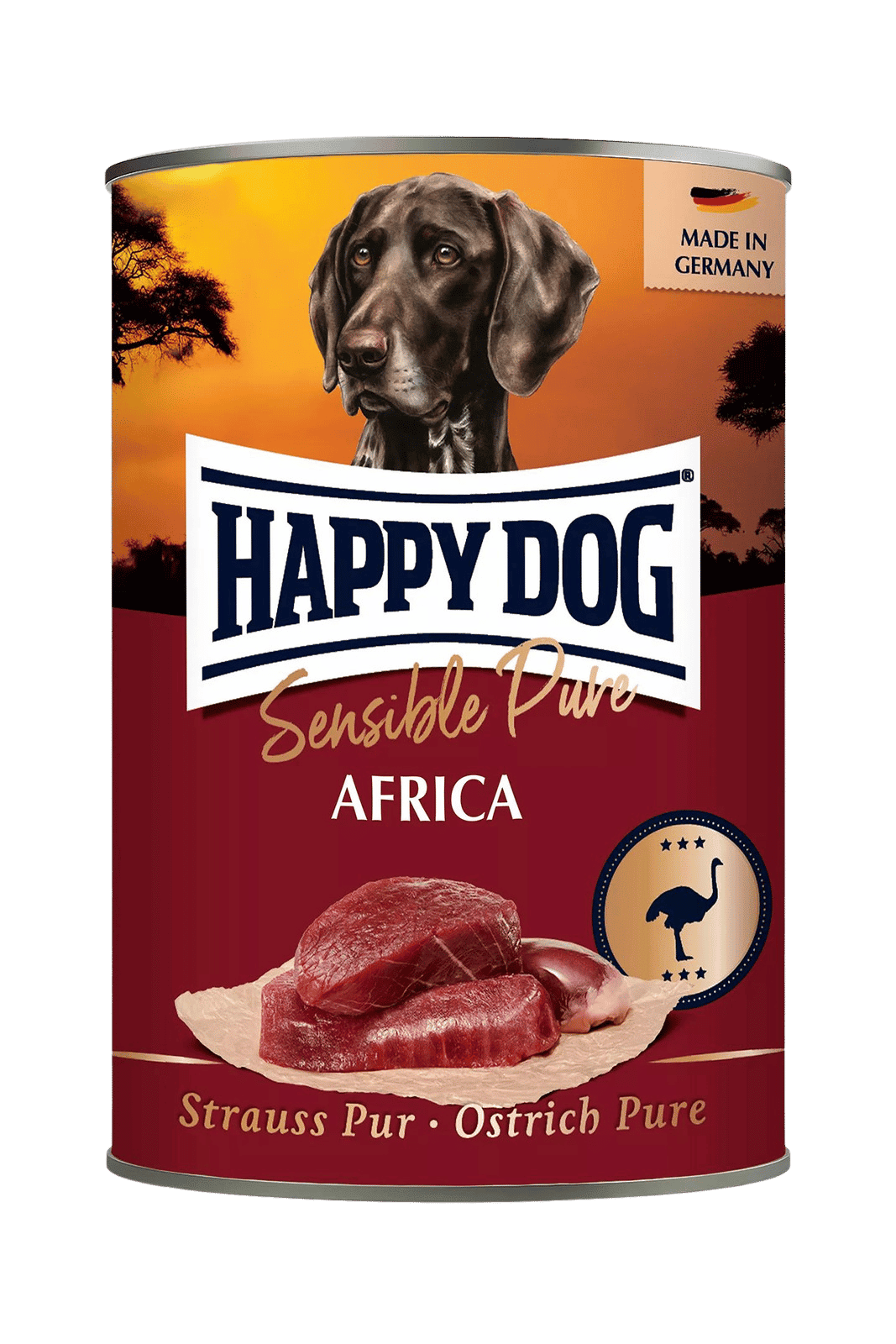 Happy Dog Sensible Pure Africa - Ostrich 400 g