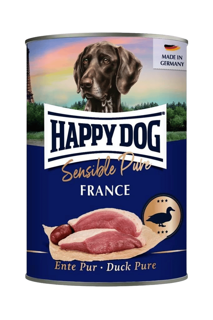 Happy Dog Pur France anka 6 x 800 g för hundar