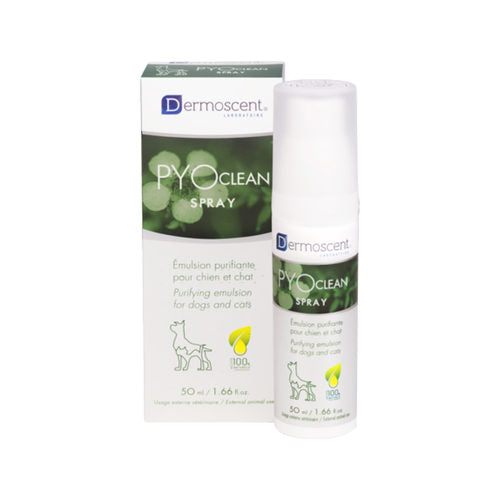 Dermoscent PYOclean Spray antimikroobne nahahooldus koertele ja kassidele 50 ml