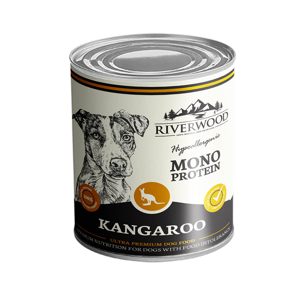 Riverwood Monoprotein Känguru Våtfoder för Hundar 400 g